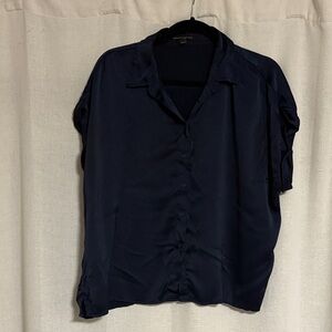 Banana Republic Dark Blue Button Down Shirt